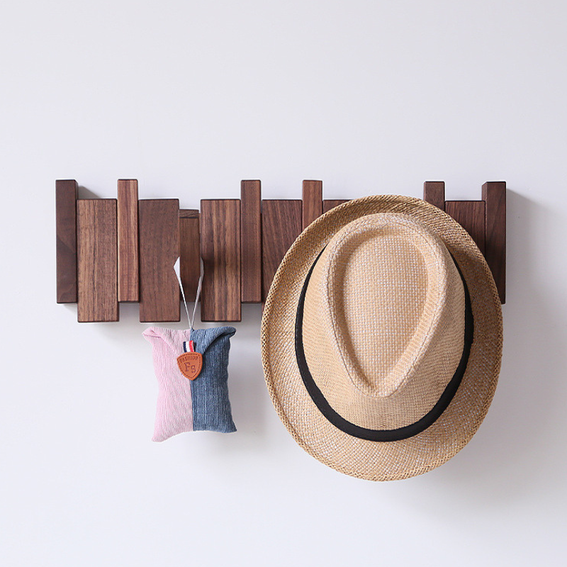 Handcrafted Wooden Coat Rack (Wall Mounted)