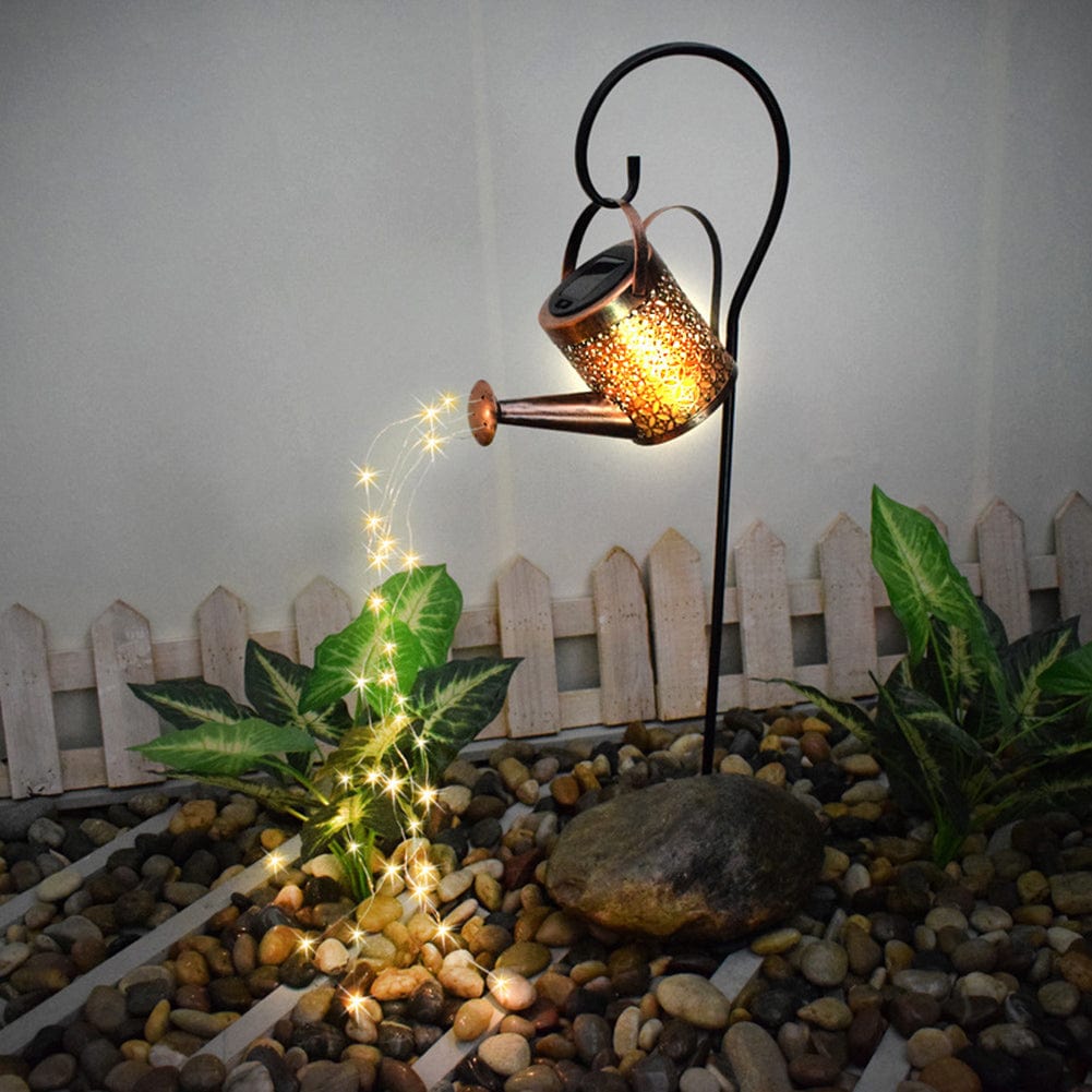 Solar Garden Lights – LED Watering Can Outdoor Light with Automatic Night Illumination, Weather-Resistant Design-1