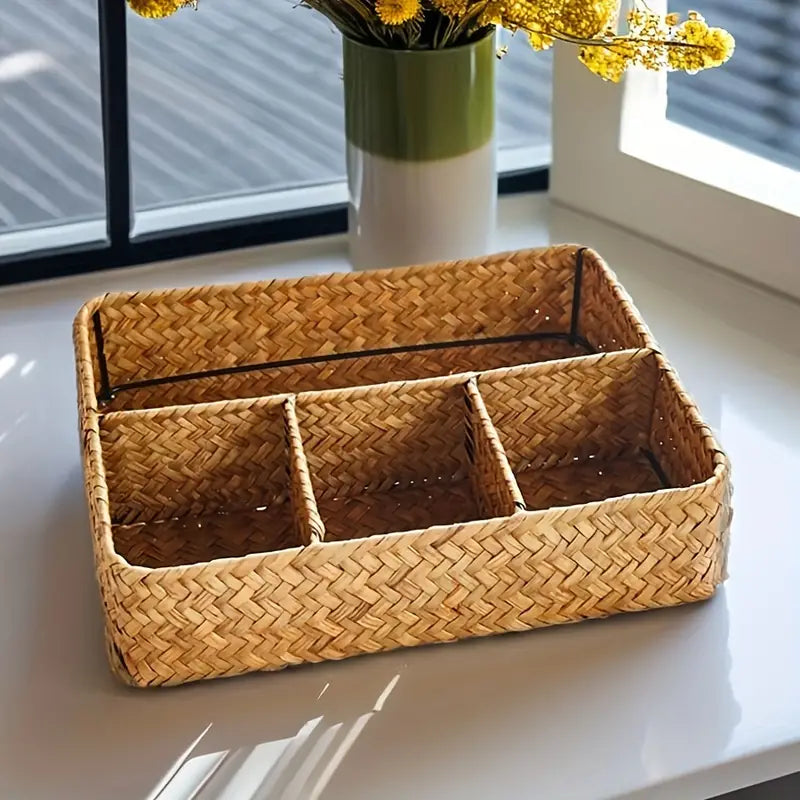 Montela Rattan Organizer Basket