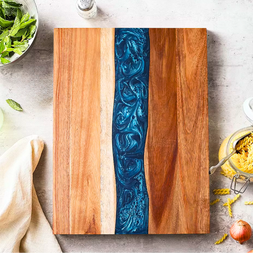 Acacia Streak Unique Cutting Board