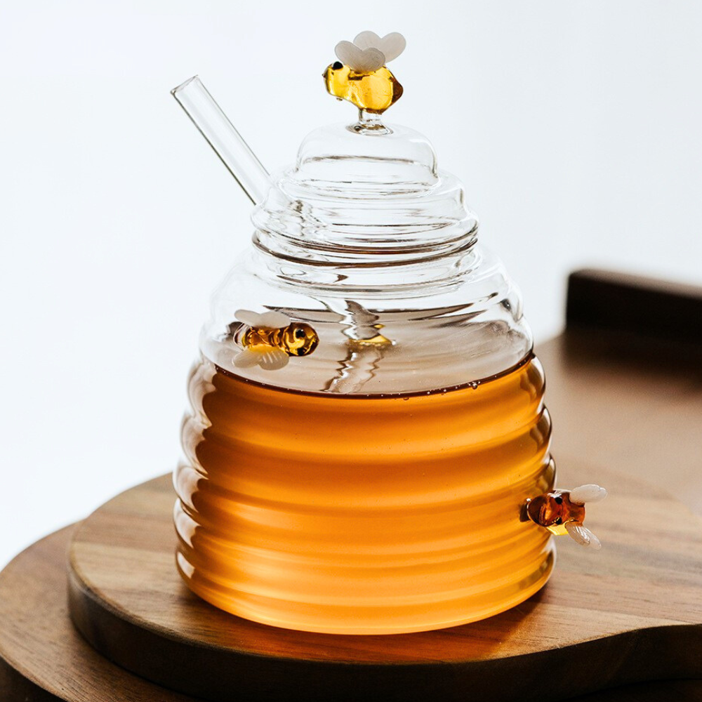 BeeLife Glass Honey Jar
