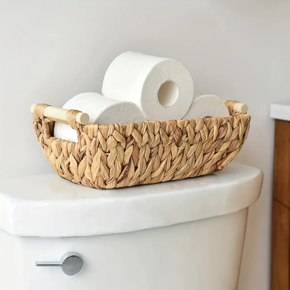 Organic Wicker Weave Storage Basket