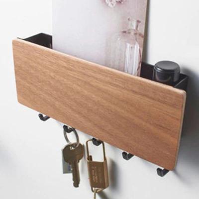 KeyHome – Luxury Wooden Organizer for Keys and Mail
