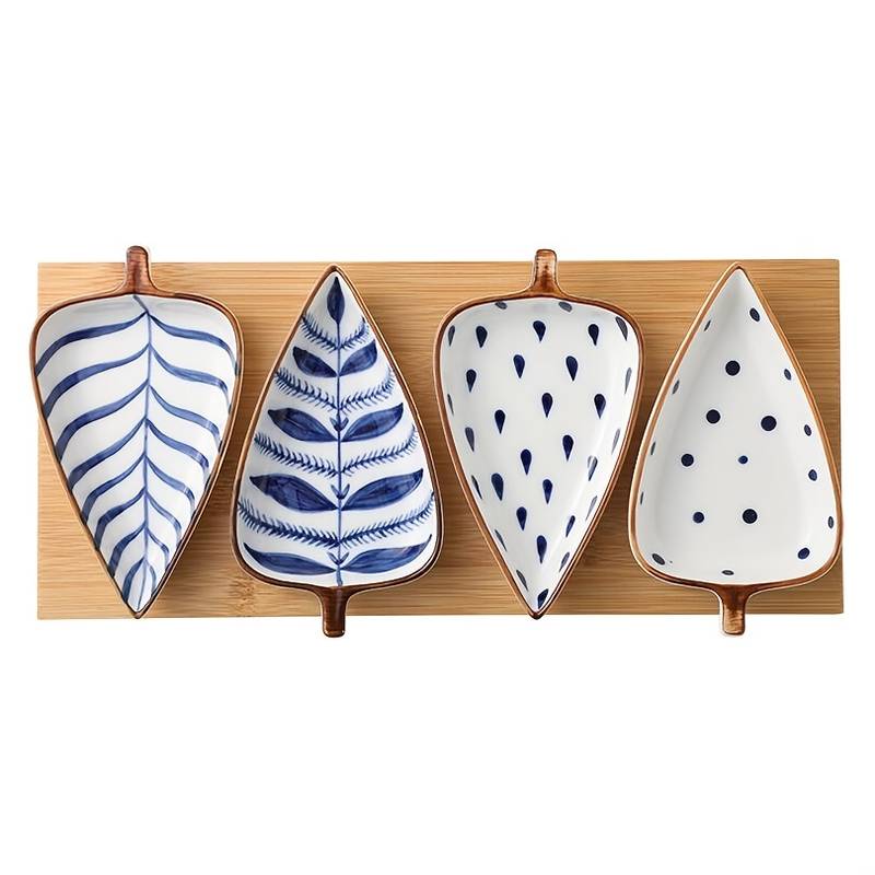 Scandi Leaf-Plate Set