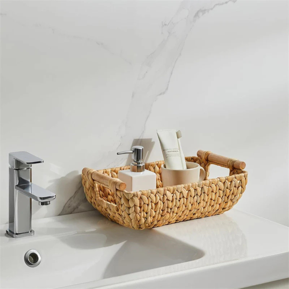 Organic Wicker Weave Storage Basket