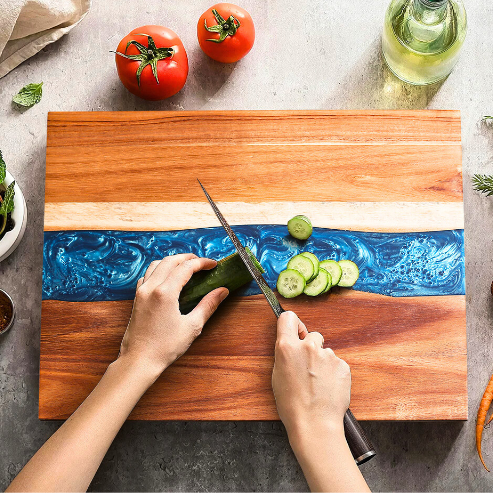 Acacia Streak Unique Cutting Board