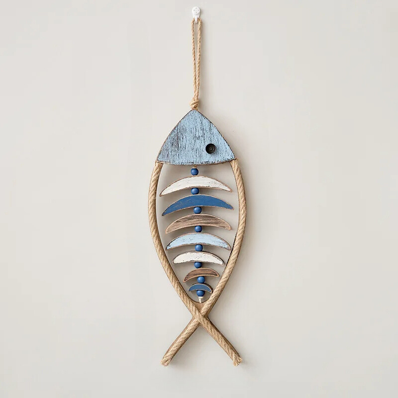 Marina & Oceanus Wooden Wall Decoration Fish Duo