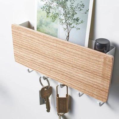 KeyHome – Luxury Wooden Organizer for Keys and Mail