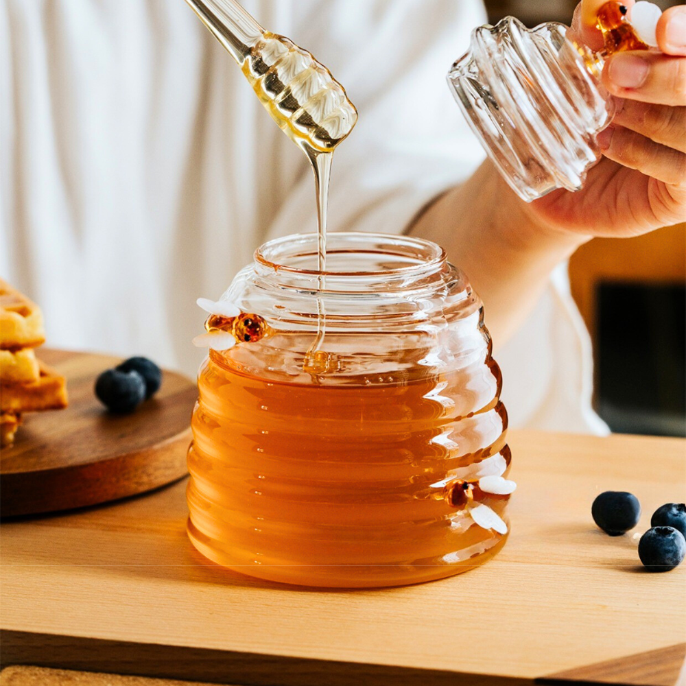 BeeLife Glass Honey Jar