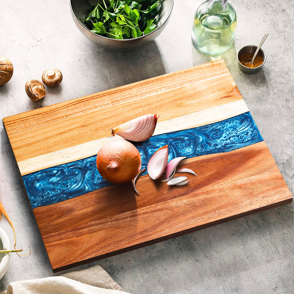 Acacia Streak Unique Cutting Board
