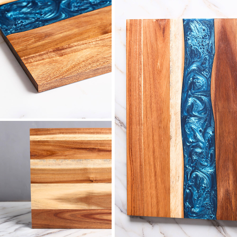 Acacia Streak Unique Cutting Board