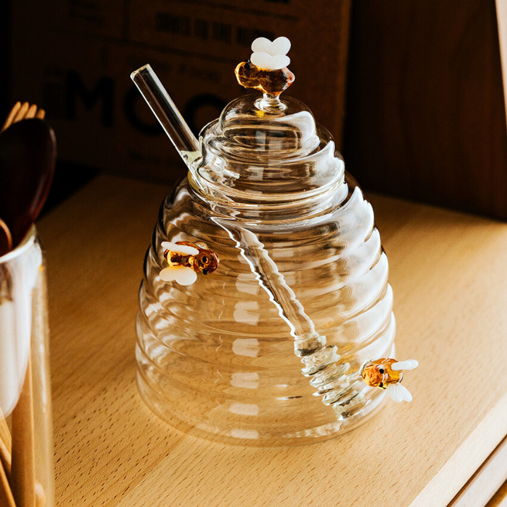 BeeLife Glass Honey Jar