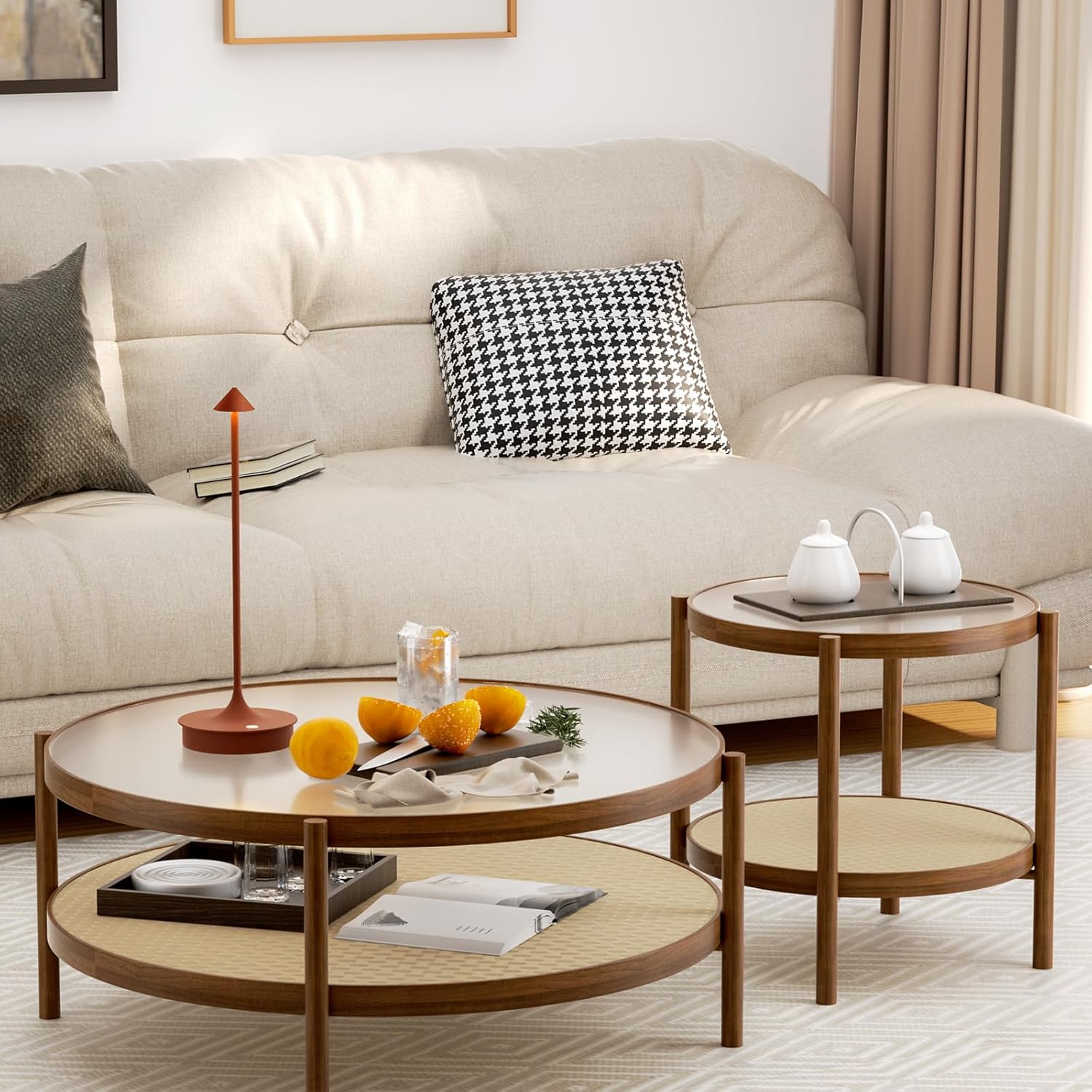 Waterproof Cordless Table Lamp - Rechargeable Wireless Light for Indoor and Outdoor Use, Modern Design-3