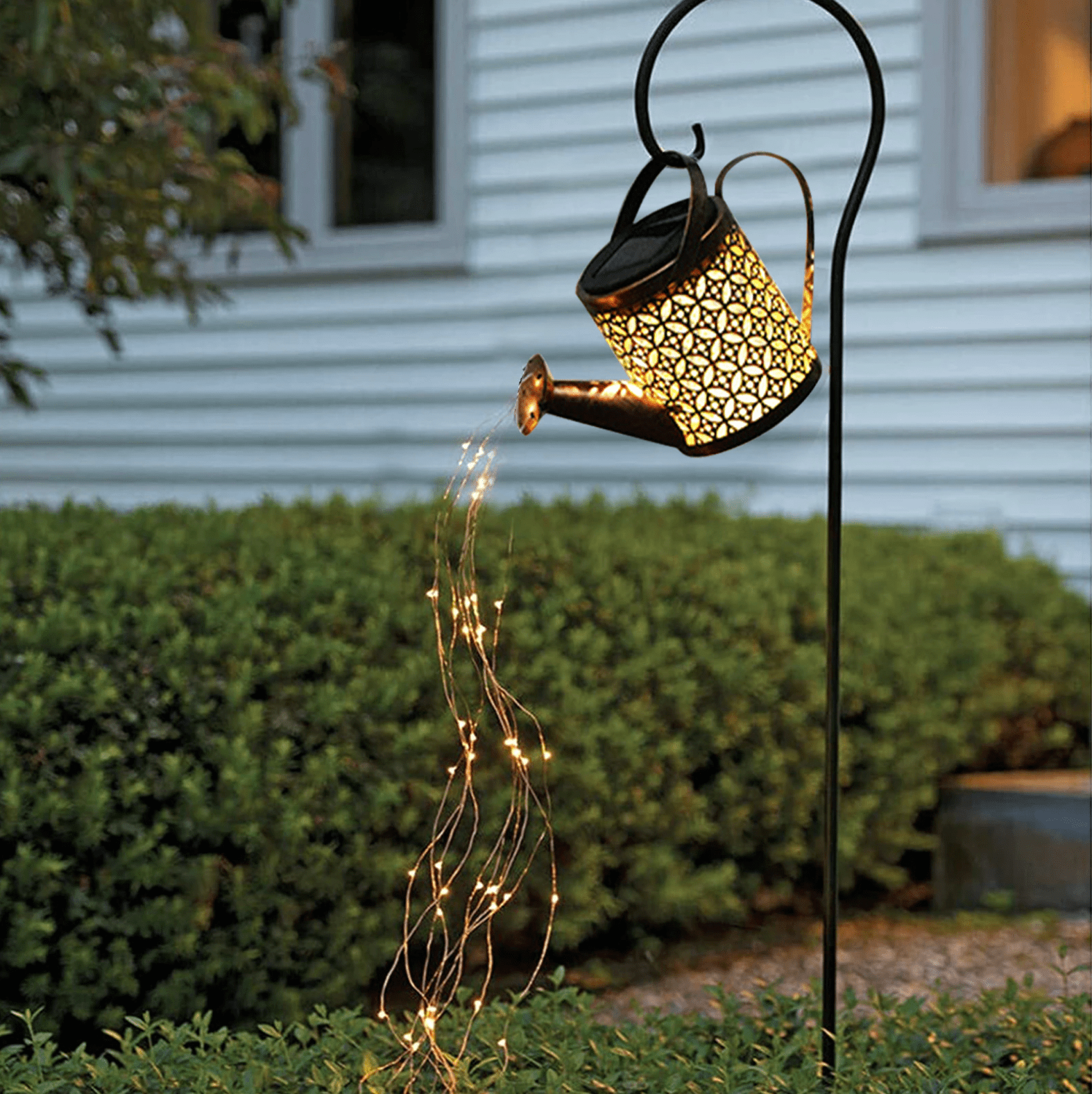 Solar Garden Lights – LED Watering Can Outdoor Light with Automatic Night Illumination, Weather-Resistant Design-5