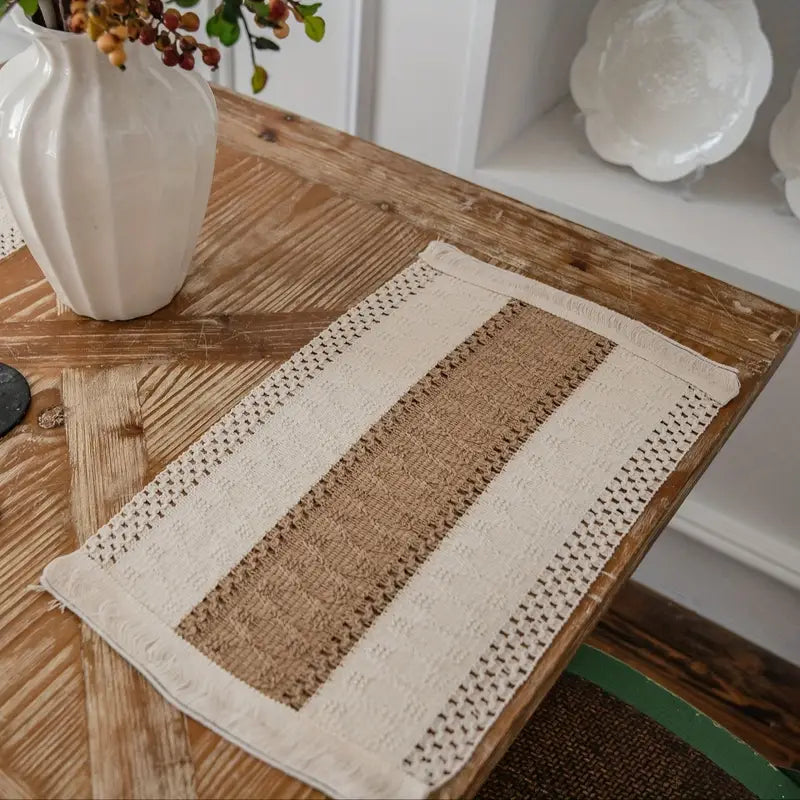 Artisan-Inspired Bohemian Table Placemats