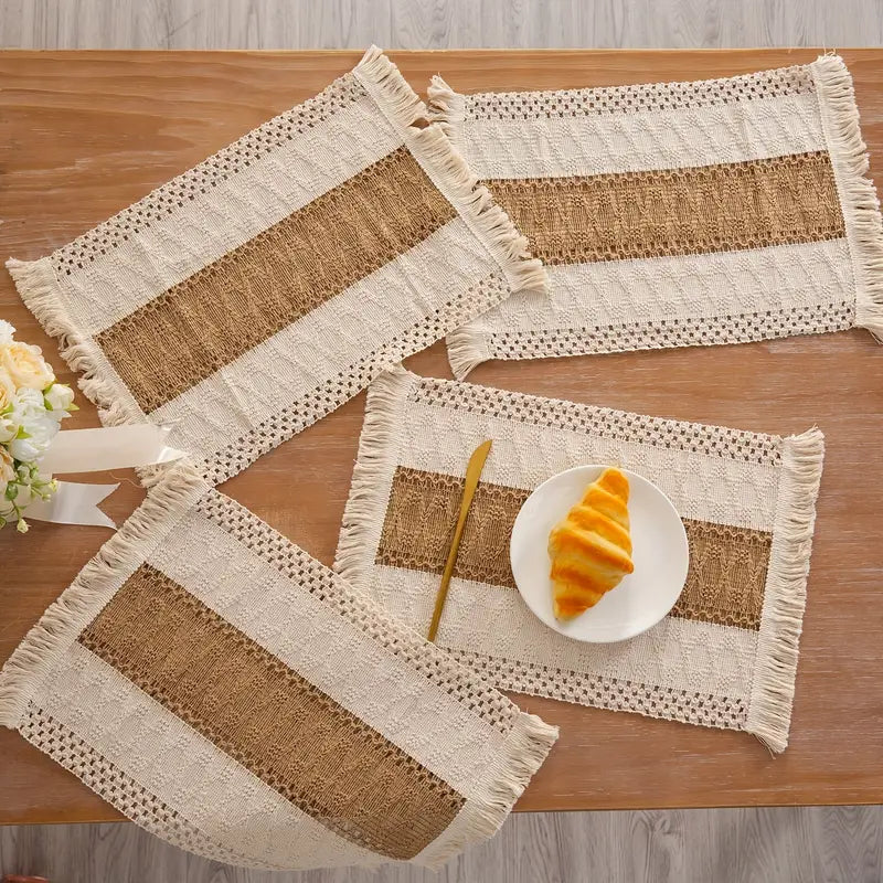 Artisan-Inspired Bohemian Table Placemats