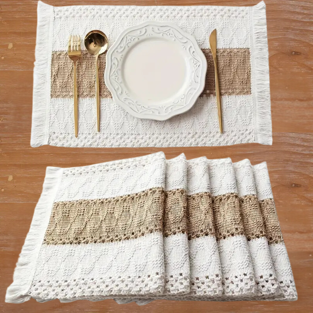 Artisan-Inspired Bohemian Table Placemats