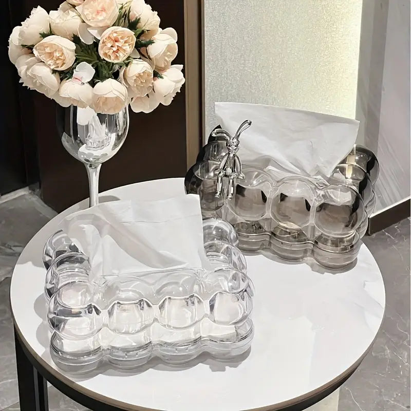 Elegant Bubble Tissue Box Holder