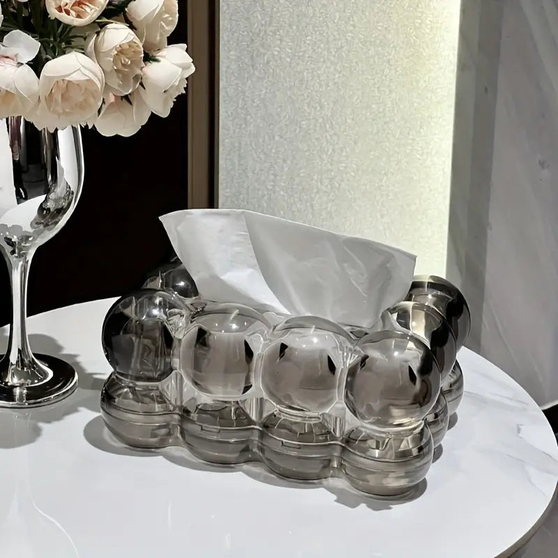 Elegant Bubble Tissue Box Holder