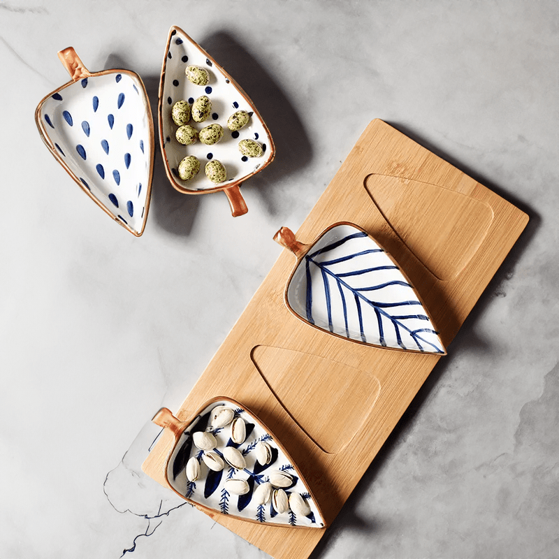 Scandi Leaf-Plate Set