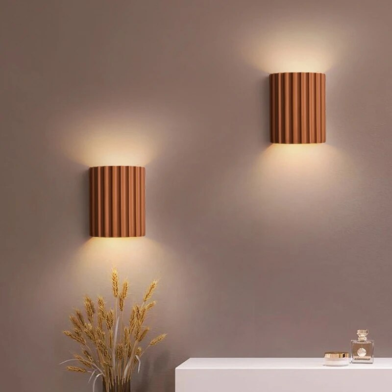 Modern Resin Wall Sconce Lighting with LED Technology – Artistic Wall Lamp for Home Decor-1