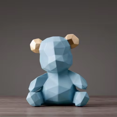 BearLines – Modern Sleek Geometric Design Figurine