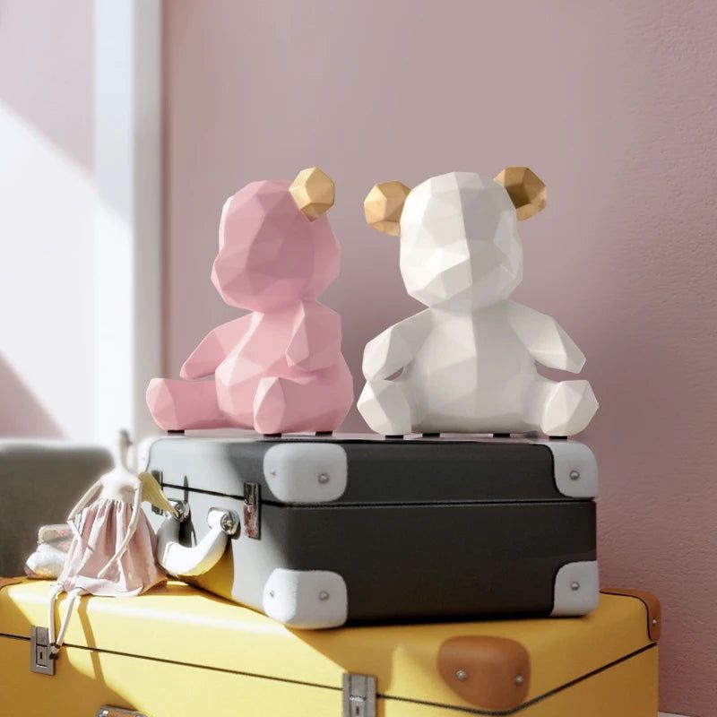 BearLines – Modern Sleek Geometric Design Figurine