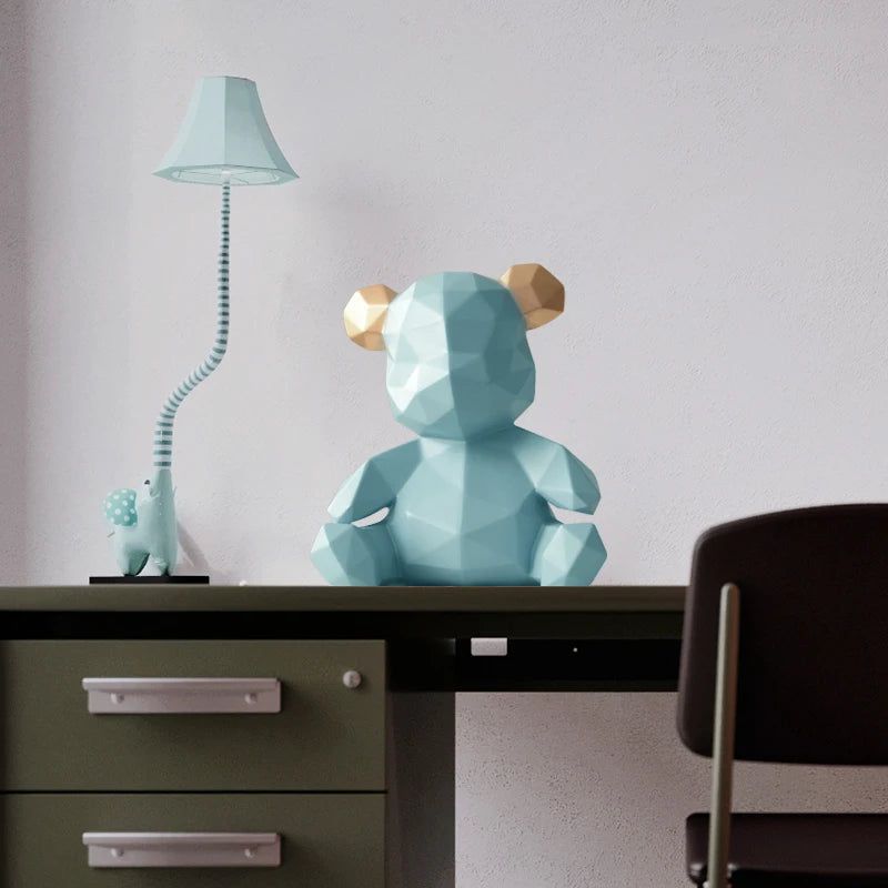 BearLines – Modern Sleek Geometric Design Figurine