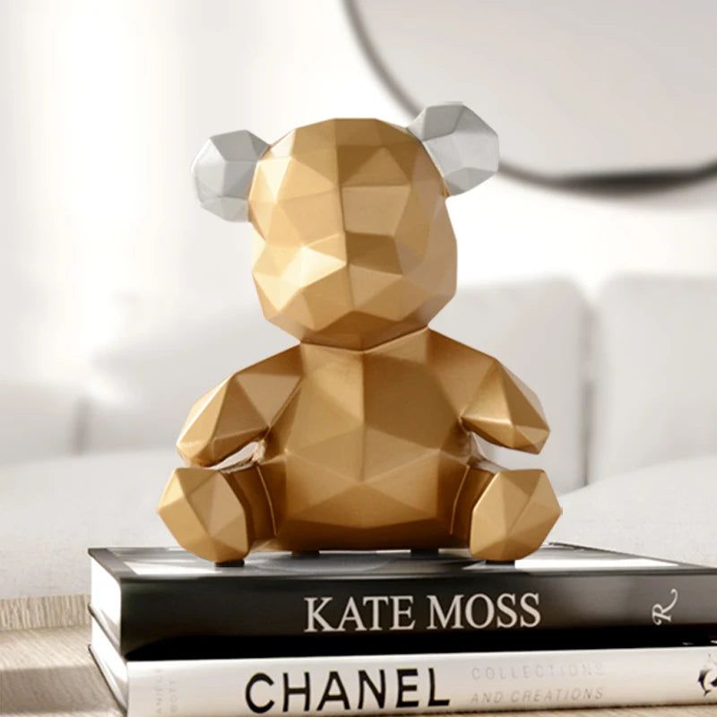 BearLines – Modern Sleek Geometric Design Figurine
