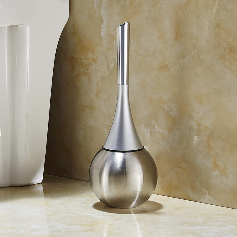 Elegant Toilet Brush with Hygienic Design and Space-Saving Holder – Modern Toilet Bowl Brush for Effortless Cleaning-5