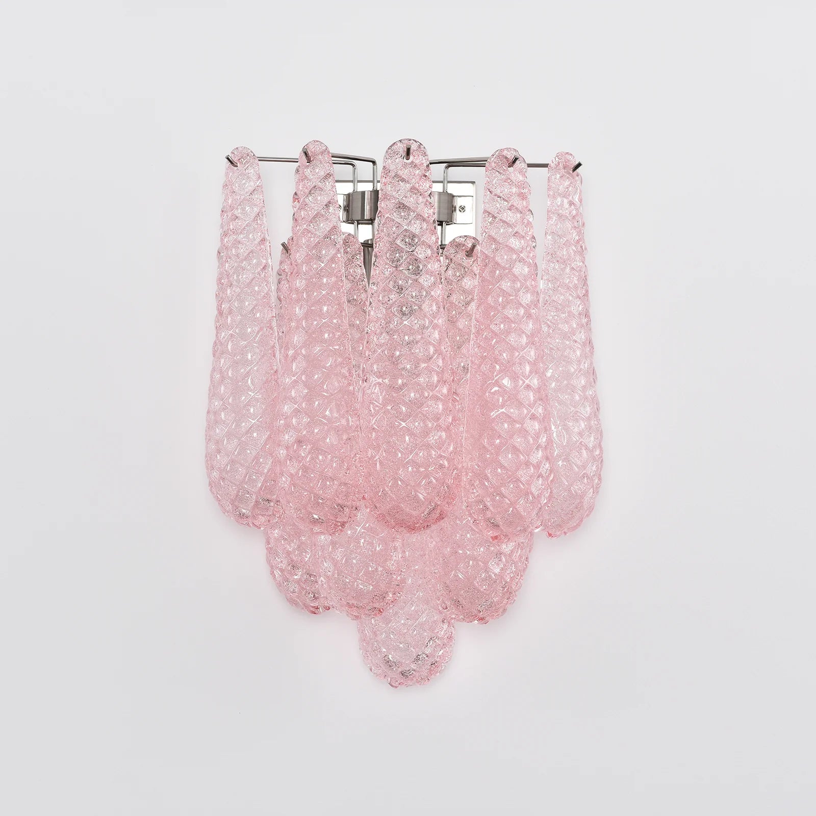Murano Petals Pink Wall Light