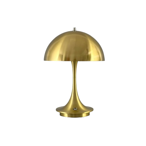 Variant image for Modern LED Mushroom Table Lamp with Touch Dimming, Adjustable Color Temperature, Battery Operated, Cordless Design-4