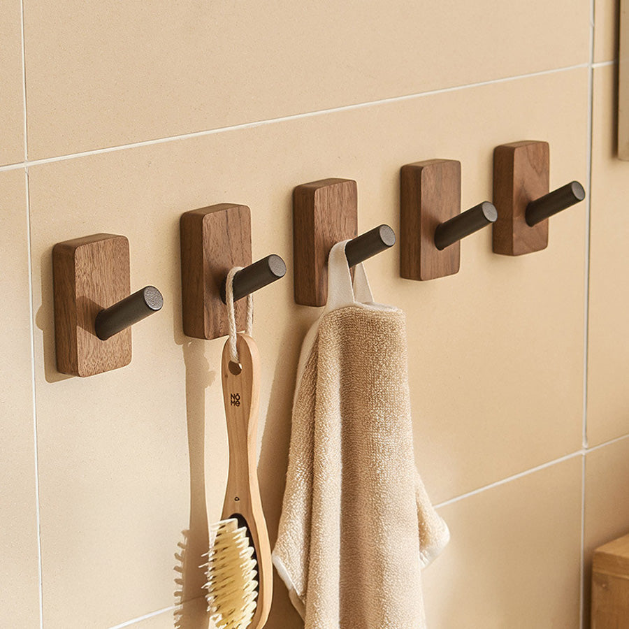 Malma Minimalist Wooden Wall Hooks