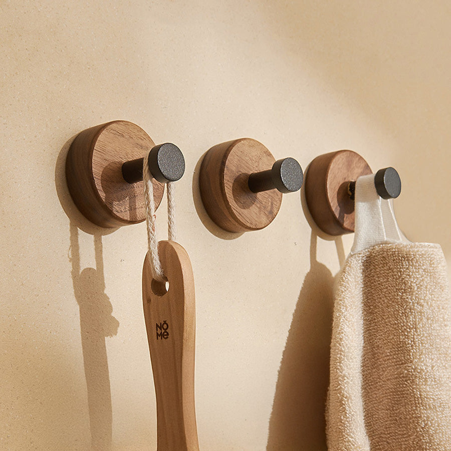 Malma Minimalist Wooden Wall Hooks