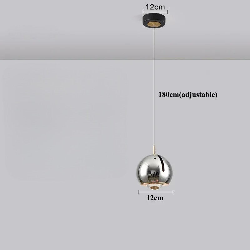 Variant image for Modern Adjustable Orb Pendant Light – Versatile Ceiling Light Fixture with Rotating Design for Kitchen and Home Decor-43