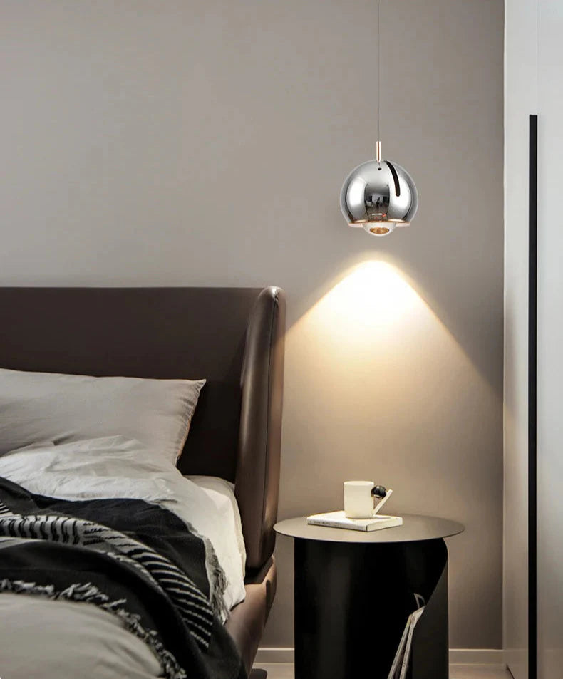 Modern Adjustable Orb Pendant Light – Versatile Ceiling Light Fixture with Rotating Design for Kitchen and Home Decor-6