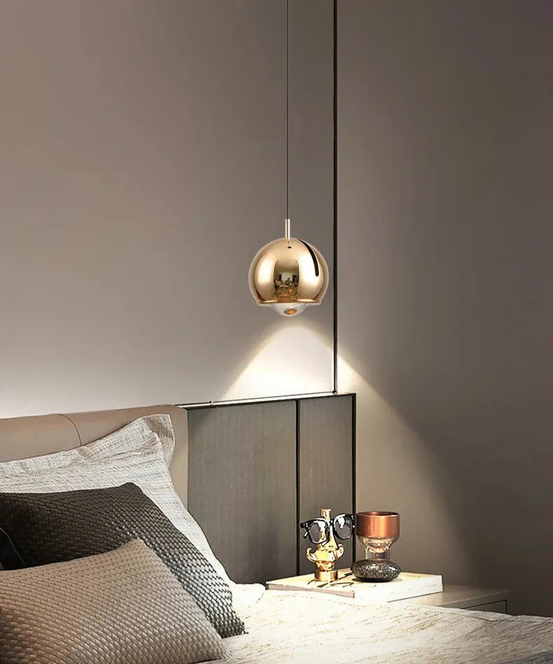 Modern Adjustable Orb Pendant Light – Versatile Ceiling Light Fixture with Rotating Design for Kitchen and Home Decor-5