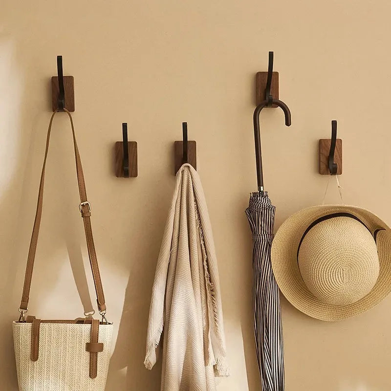 Malma Minimalist Wooden Wall Hooks