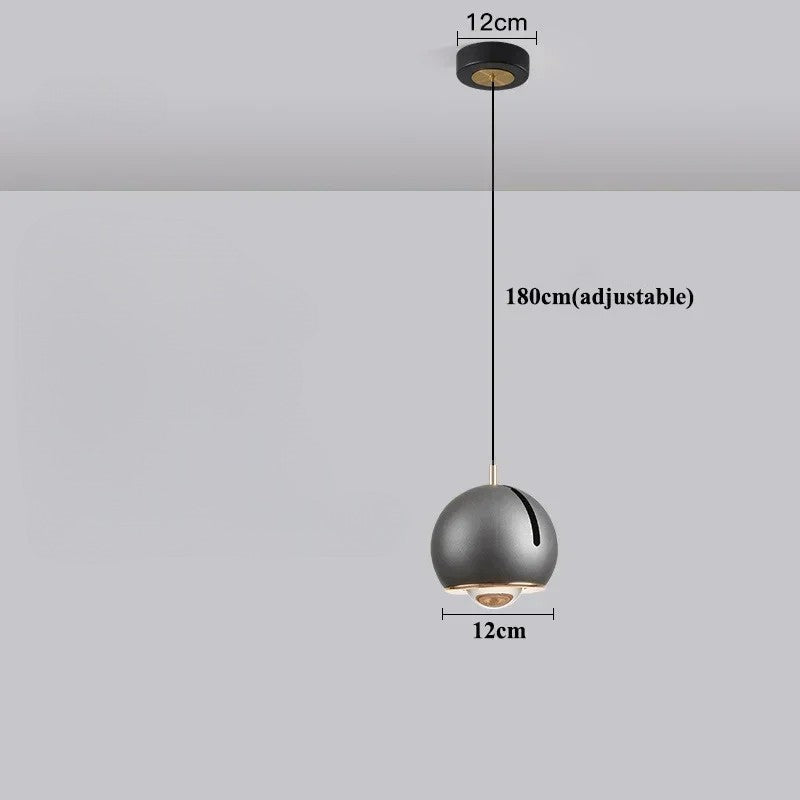 Variant image for Modern Adjustable Orb Pendant Light – Versatile Ceiling Light Fixture with Rotating Design for Kitchen and Home Decor-11