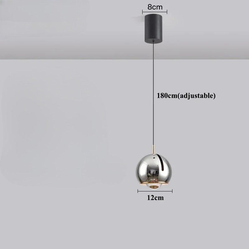 Variant image for Modern Adjustable Orb Pendant Light – Versatile Ceiling Light Fixture with Rotating Design for Kitchen and Home Decor-19