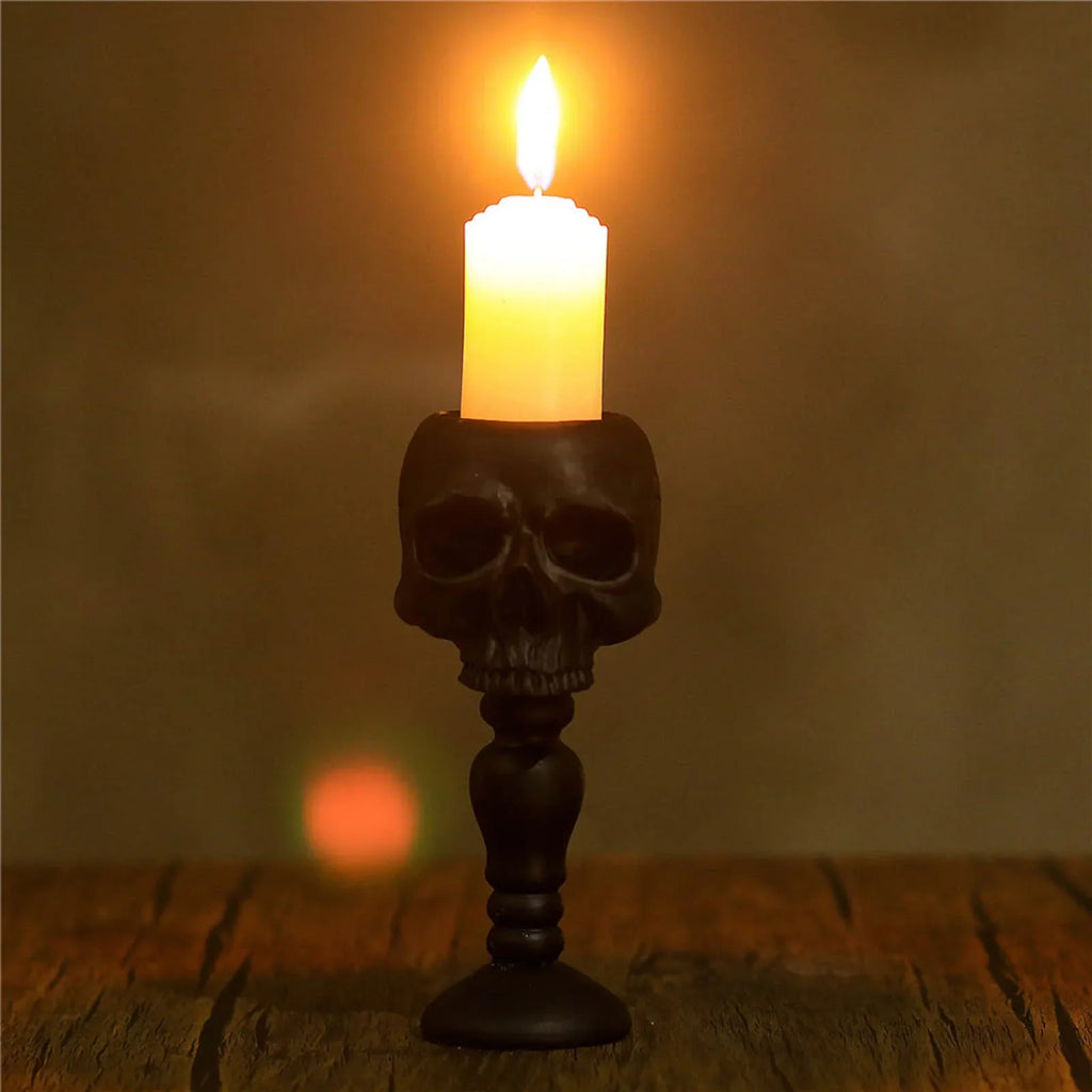 Skull Candle Holders