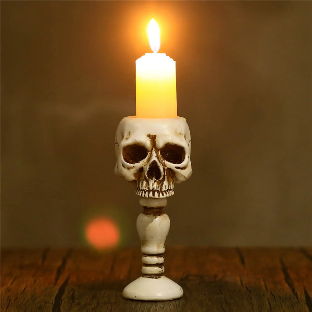 Skull Candle Holders