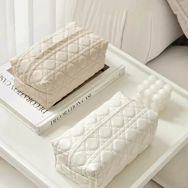 Haven Sumptuous Quilted Tissue Holder