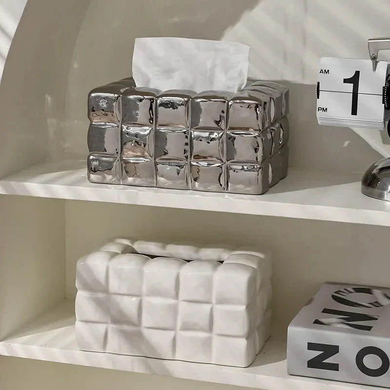 Tisshine Cube Tissue Box