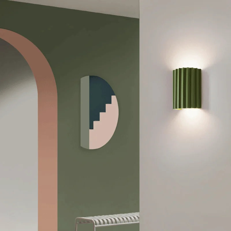 Modern Resin Wall Sconce Lighting with LED Technology – Artistic Wall Lamp for Home Decor-4