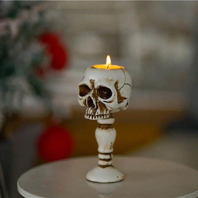 Skull Candle Holders