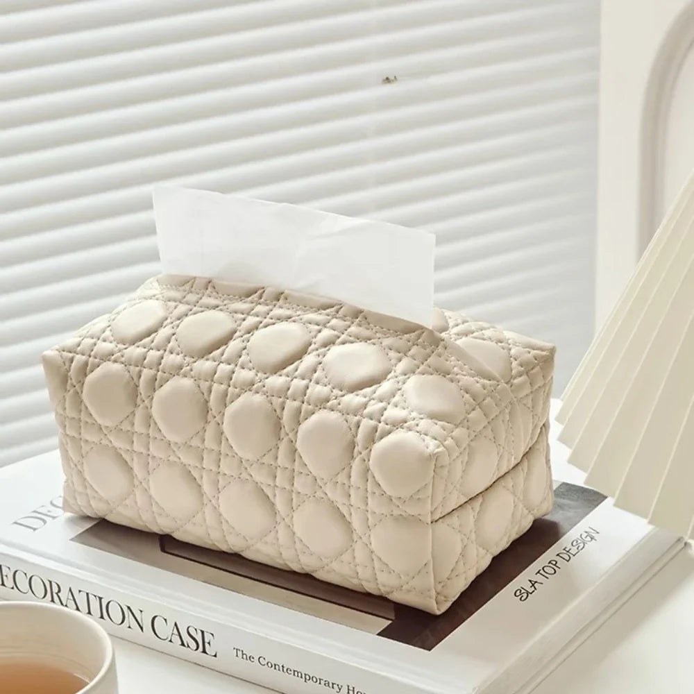 Haven Sumptuous Quilted Tissue Holder