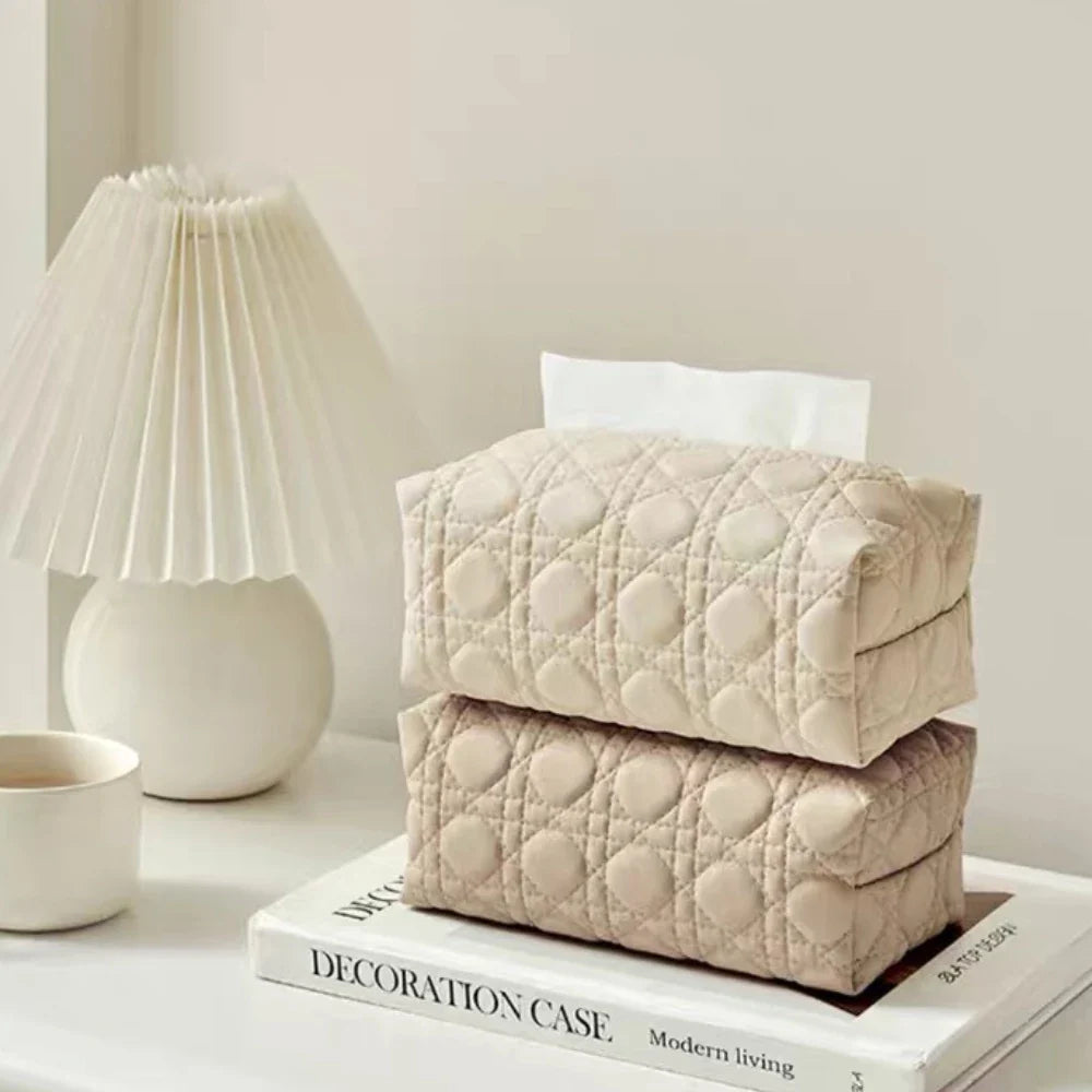 Haven Sumptuous Quilted Tissue Holder