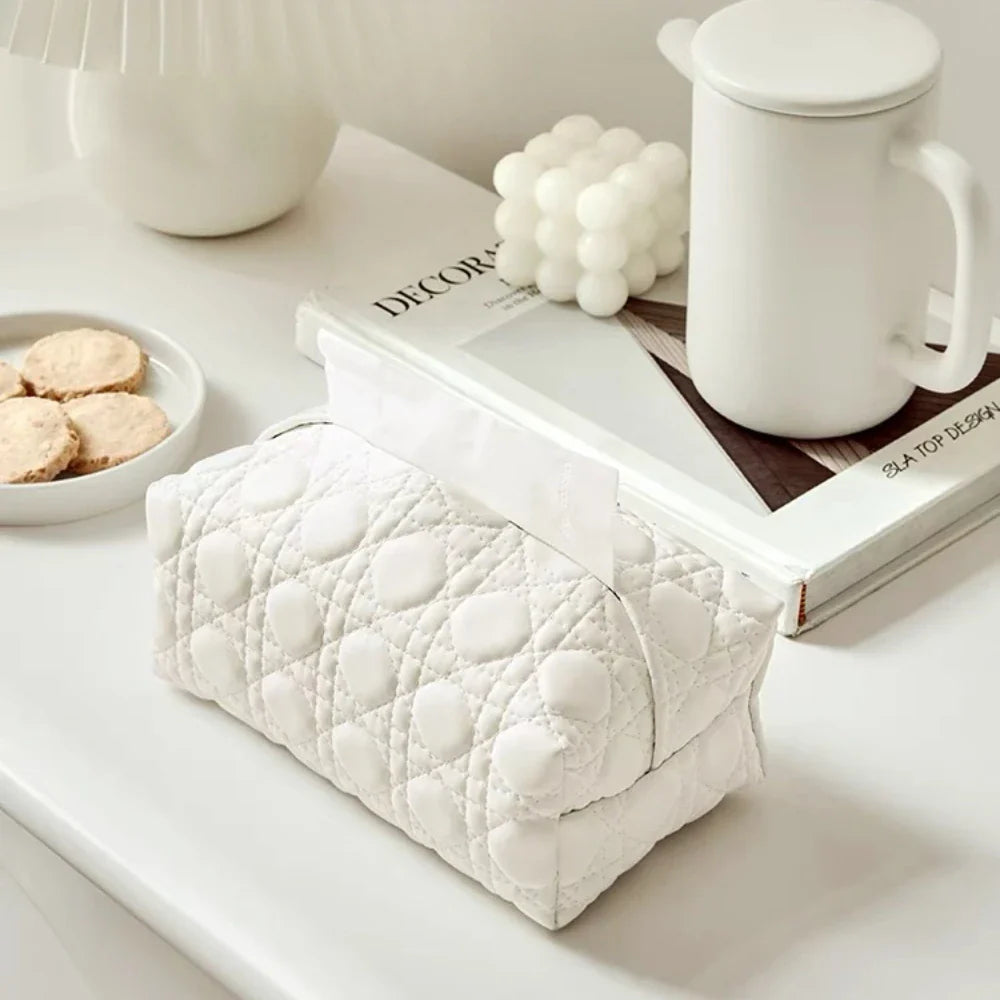 Haven Sumptuous Quilted Tissue Holder