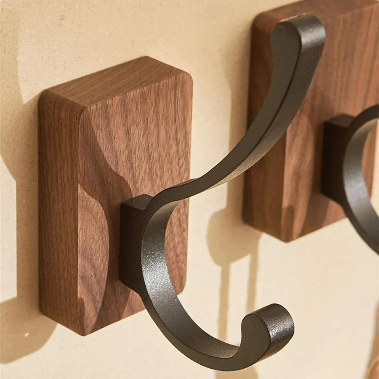 Malma Minimalist Wooden Wall Hooks